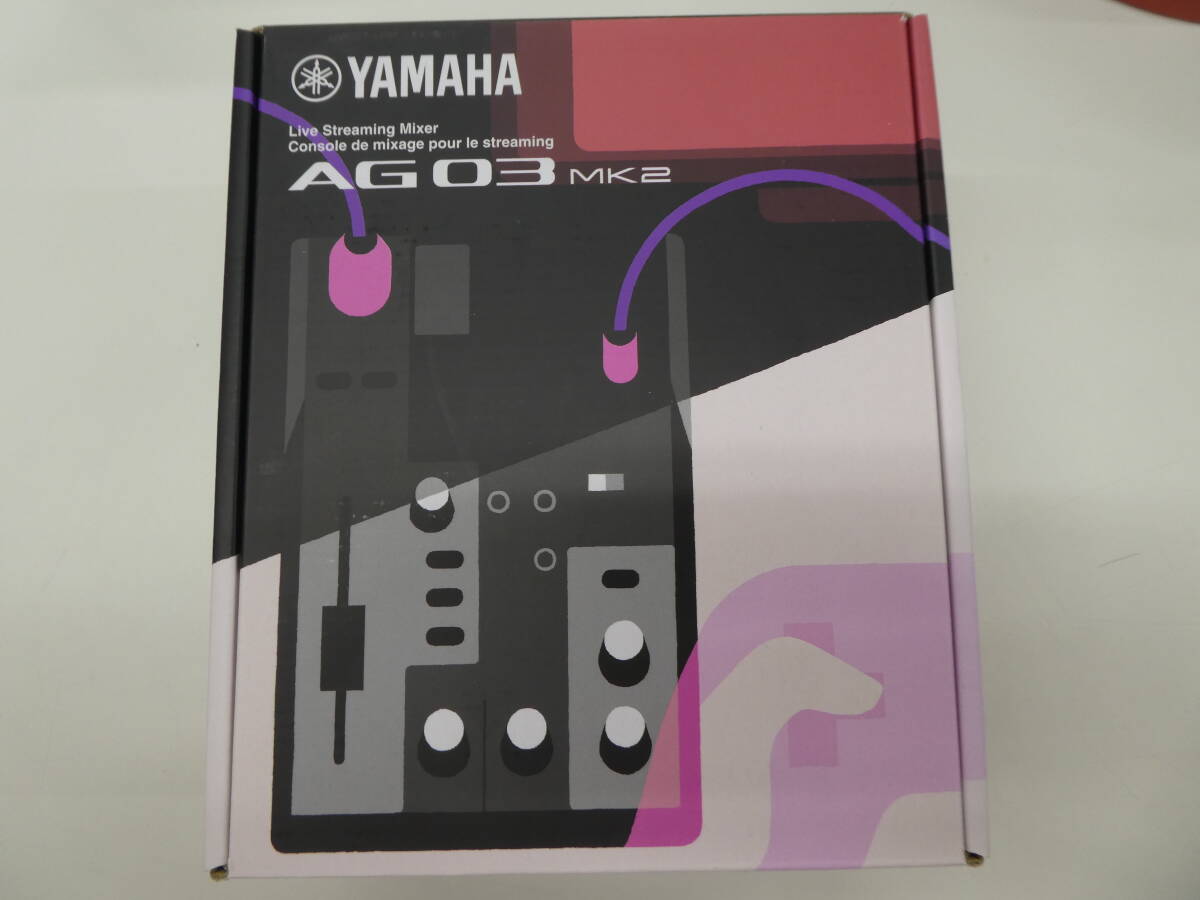 ☆ YAMAHA ヤマハ ライブ ストリーミング ミキサー YAMAHA AG03MK2 中古品 動(dòng)作品 1円スタート ☆
