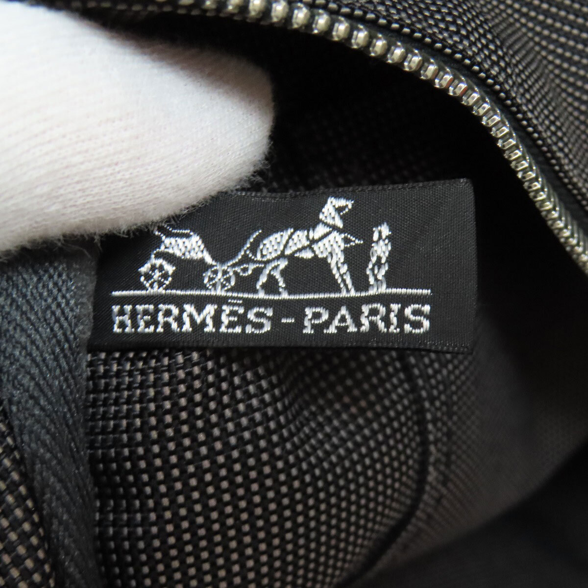 HERMES エルメス エールラインGM トートバッグ キャンバス レディース 中古