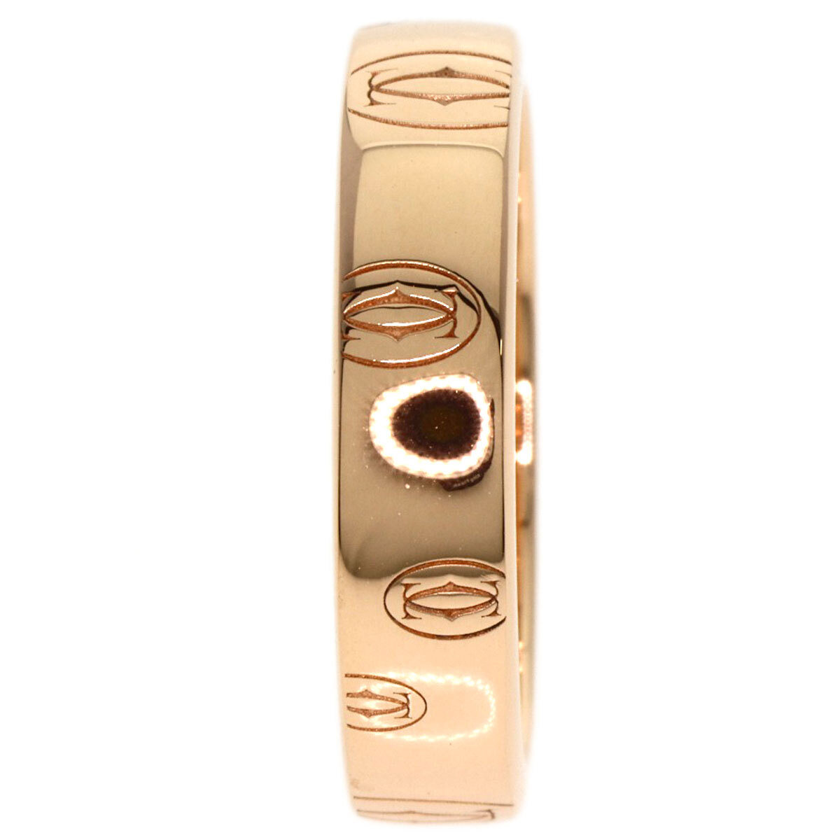 CARTIER カルティエ ハッピーバースデー #46 リング?指輪 K18ピンクゴールド レディース 中古