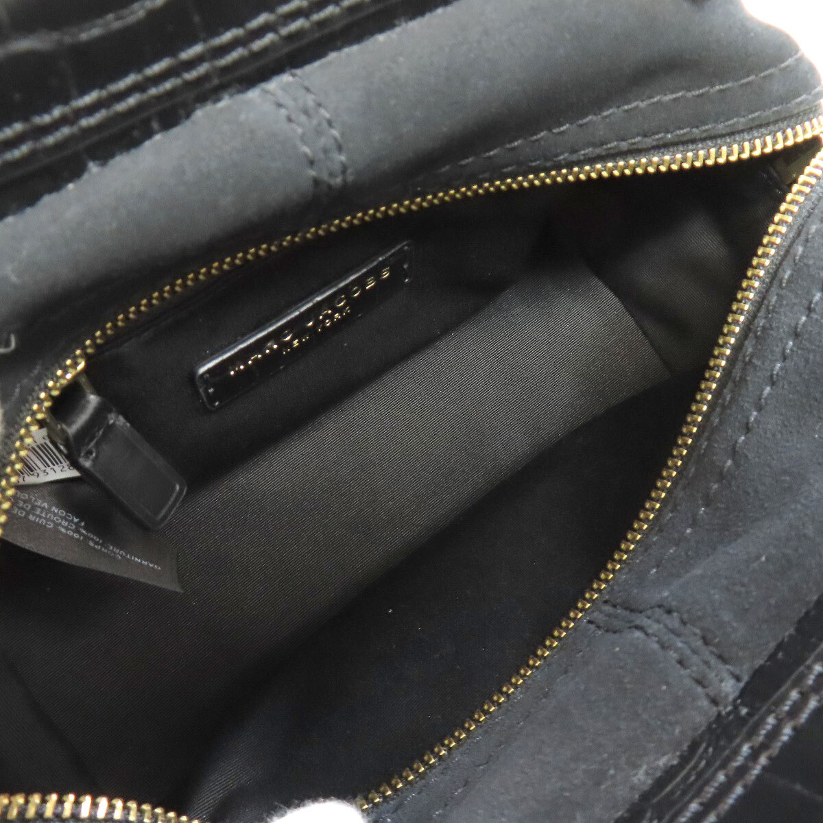 MARC JACOBS マーク?ジェイコブス 型押し 2WAY ハンドバッグ レザー レディース 中古