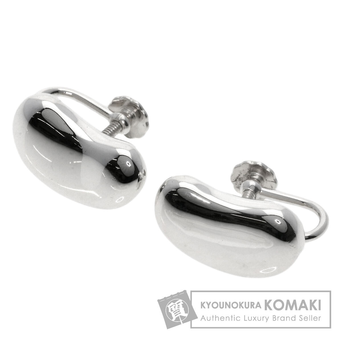 TIFFANY&Co. ティファニー ビーン イヤリング シルバー レディース 中古_画像1