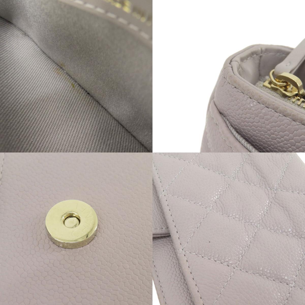 CHANEL シャネル マトラッセ ゴールド金具 ショルダーバッグ グレインド カーフスキン レディース 中古