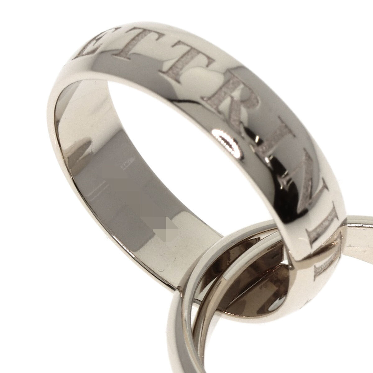 CARTIER カルティエ トリニティ 1998年 クリスマス限定 #52 リング?指輪 K18ホワイトゴールド レディース 中古