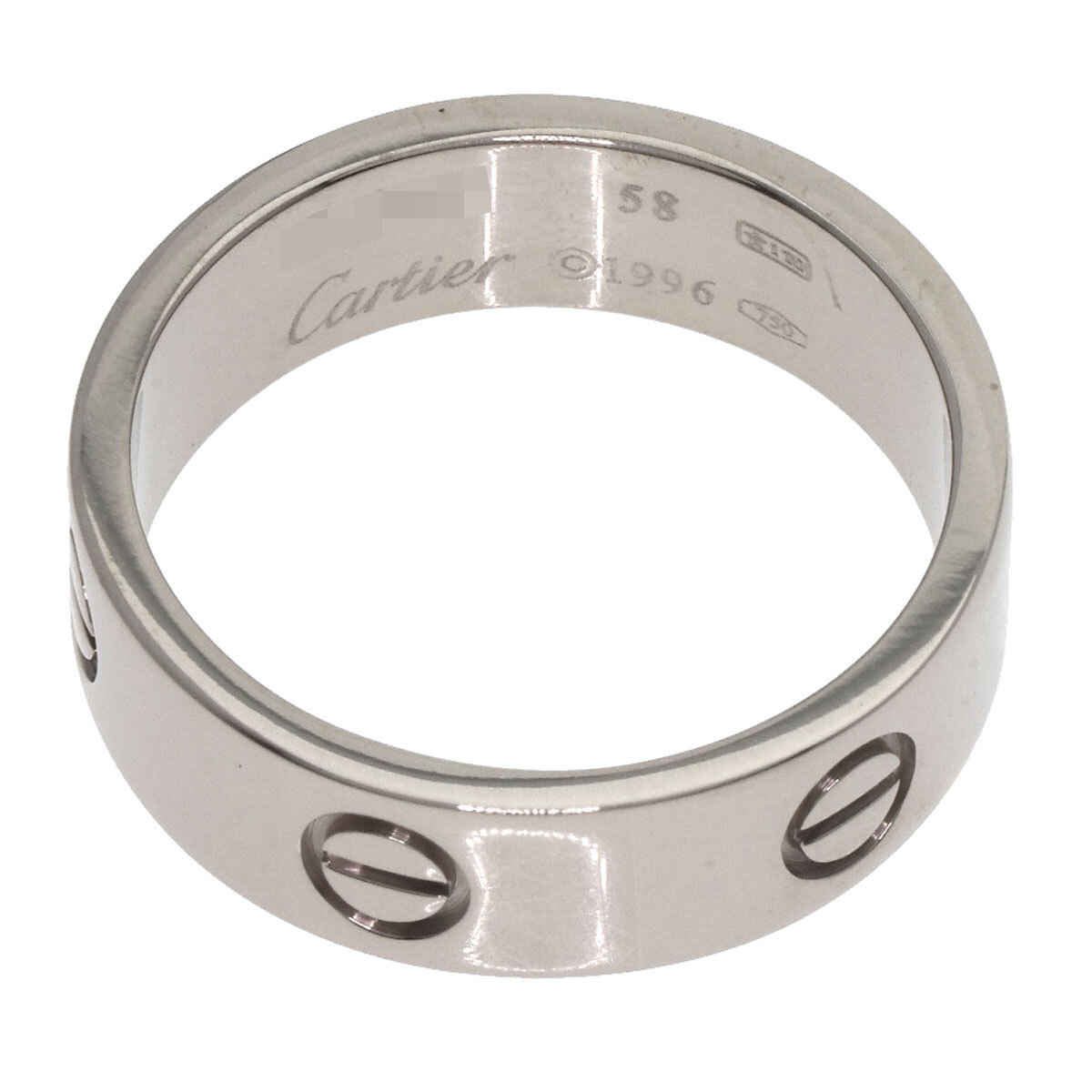 CARTIER カルティエ ラブリング リング?指輪 K18ホワイトゴールド レディース 中古