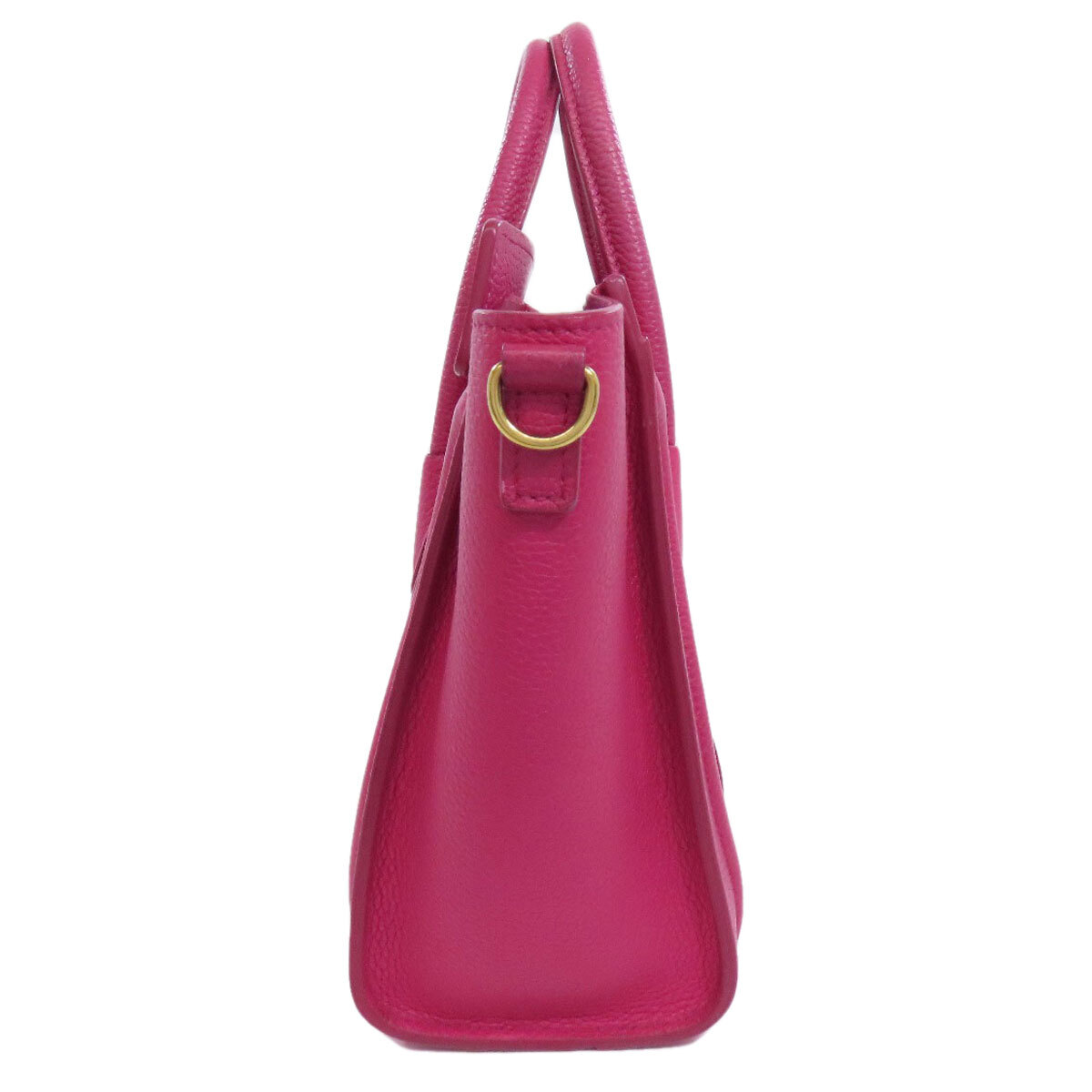 CELINE セリーヌ ラゲージナノ 2WAY ハンドバッグ カーフ レディース 中古