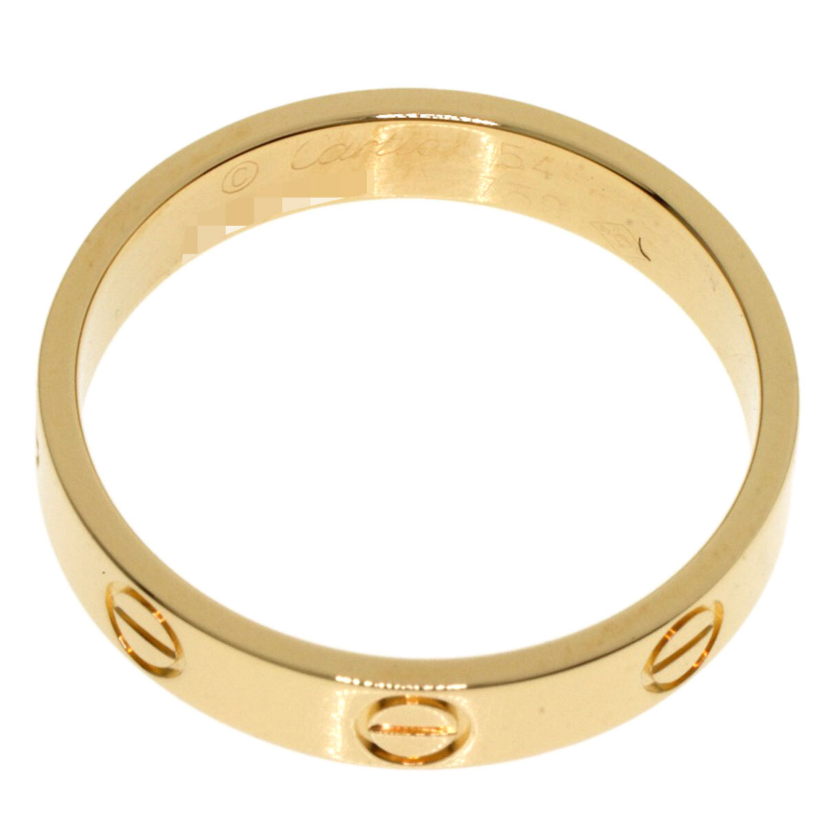 CARTIER カルティエ ミニ ラブリング #54 リング?指輪 K18イエローゴールド レディース 中古