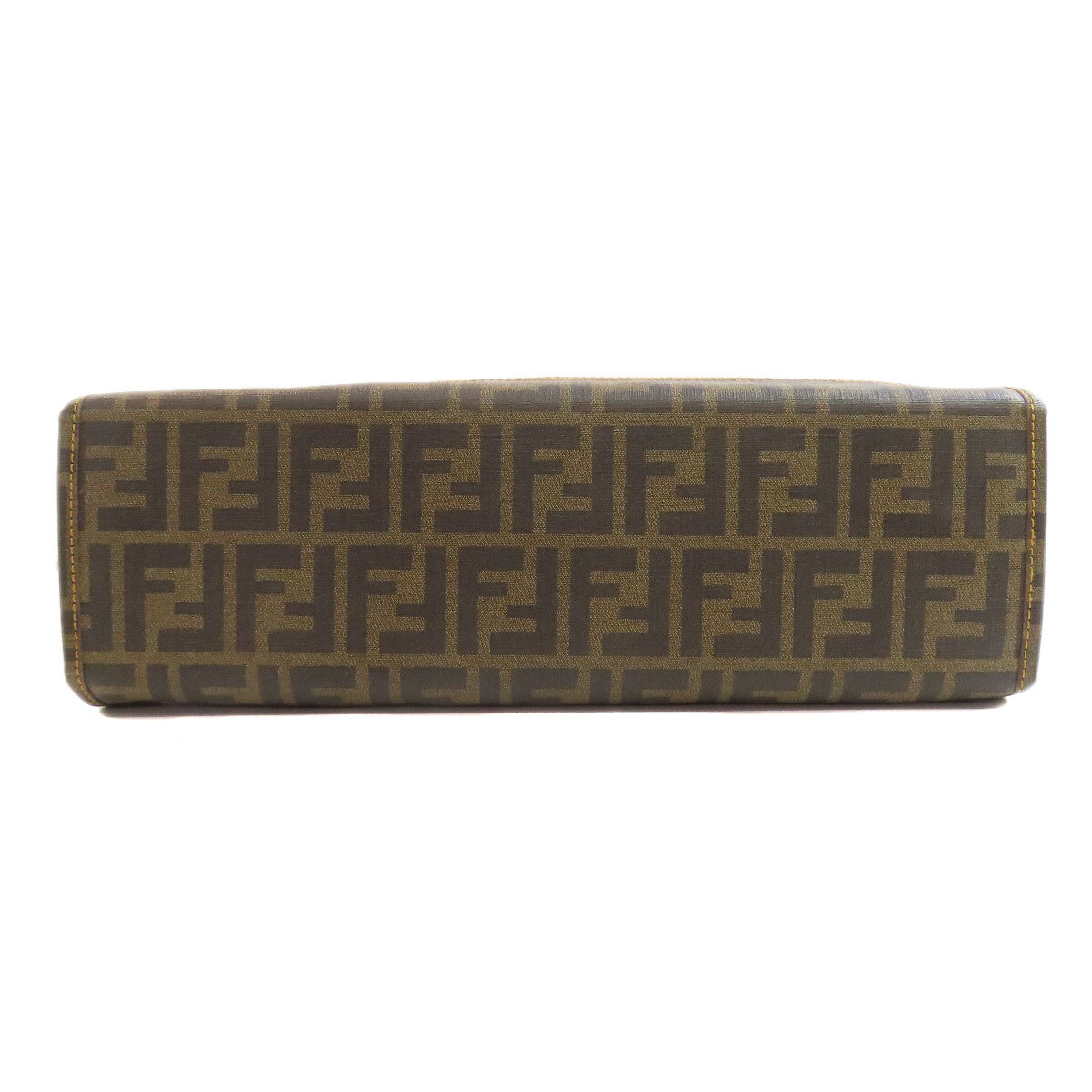 FENDI フェンディ ズッカ柄 メッシュ トートバッグ PVC レディース 中古