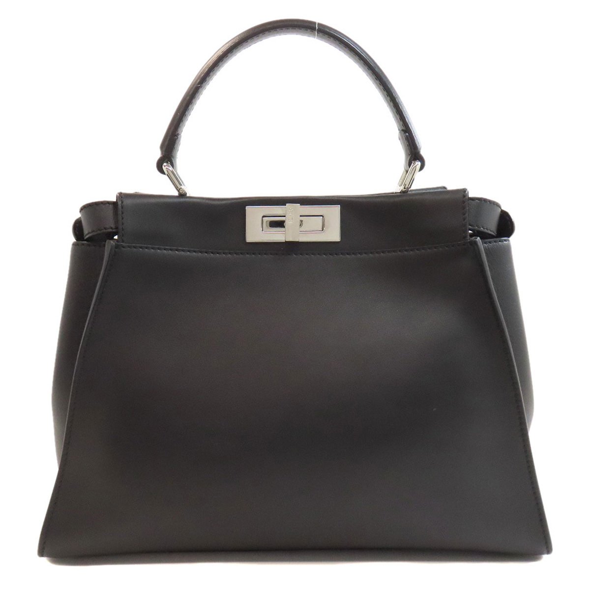 FENDI フェンディ ピーカブー モンスター 2WAY ハンドバッグ カーフ レディース 中古