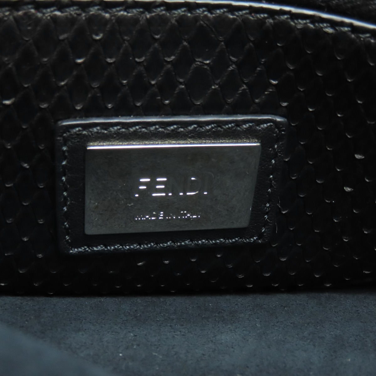 FENDI フェンディ ピーカブー モンスター 2WAY ハンドバッグ カーフ レディース 中古