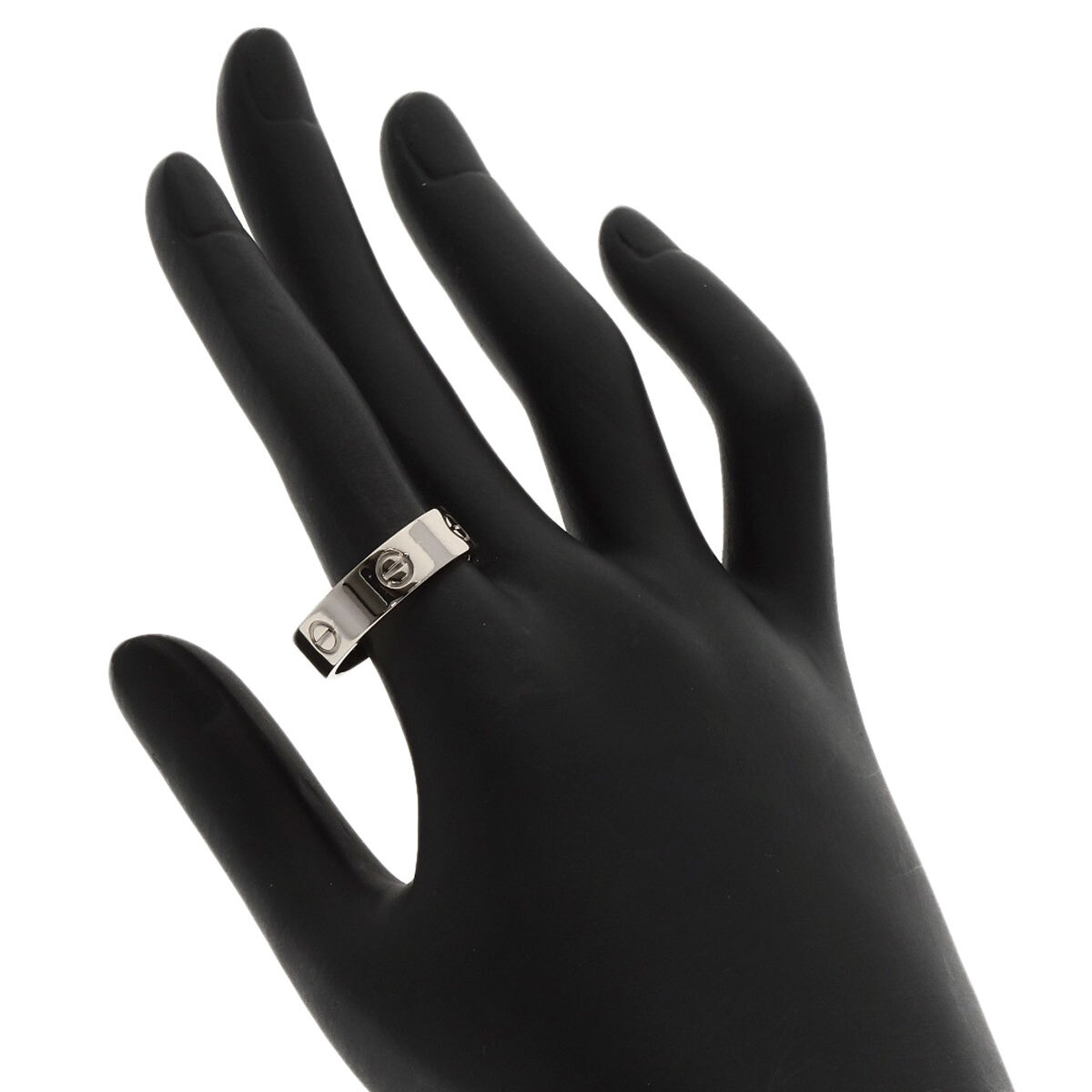 CARTIER カルティエ ラブリング #60 リング?指輪 K18ホワイトゴールド ユニセックス 中古