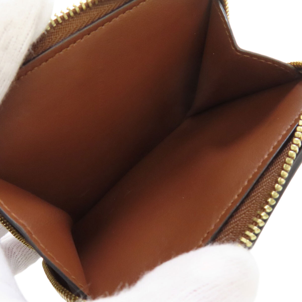 BURBERRY バーバリー TBロゴパターン 二つ折り財(cái)布（小銭入れあり） レザー レディース 中古