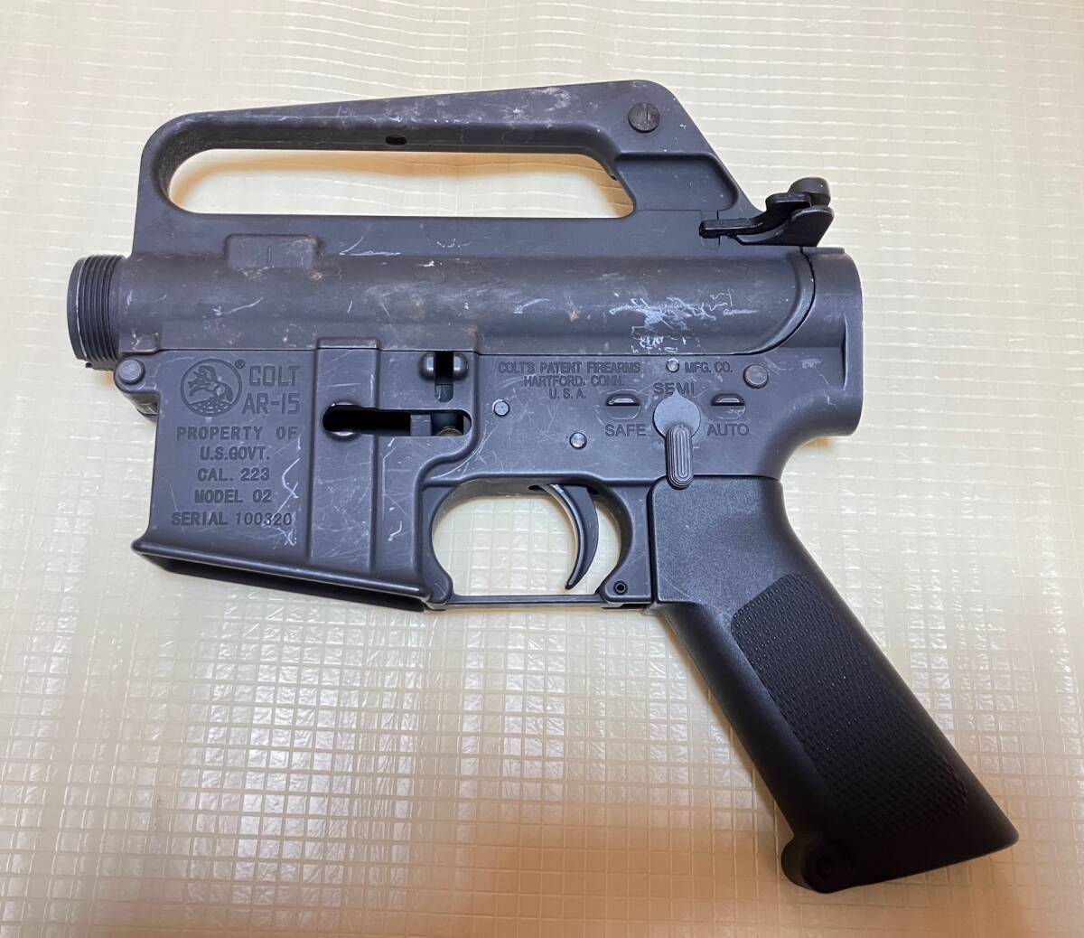 G&P？ WA ウエスタンアームズ ガスブローバック用メタルフレーム　AR-15 M16ベトナム ジャンク