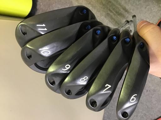 キャスコ ドルフィン アイアン アイアンセット DI-122 ブラック Dolphin Iron DI-122 ブラック 6S フレックスS 中古 Cランク_画像3