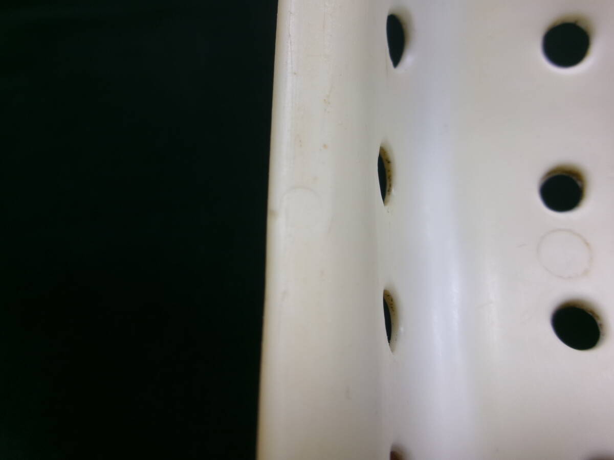 60s 純正 BUCO チンカップ / チンガード 白 1刻印入 ④★60年代 当時物 ブコ トラベラー ガーディアン プロテクター RIOT レジスタル _画像5