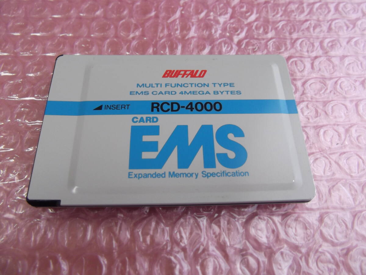 EMSカード　4MB　メルコ RCD-4000　/MELWARE Ver5 同梱