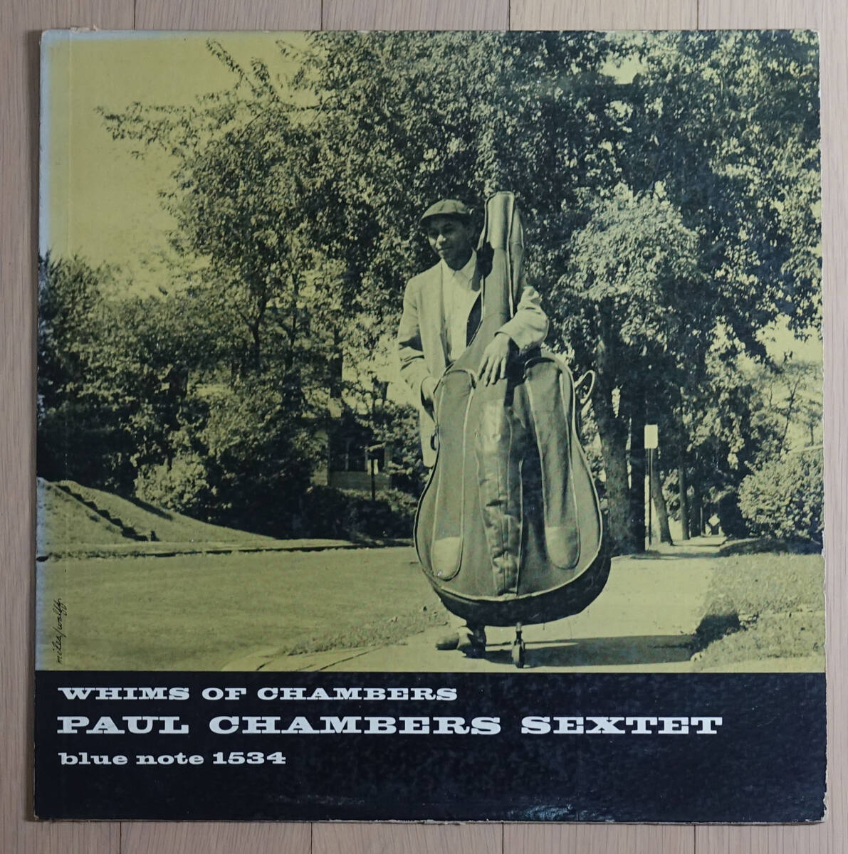  очень редкий! US BLUE NOTE BLP 1534 совершенно оригинал Whims of Chambers / Paul Chambers Sextet Lexington/DG/RVG/EAR/Flat Edge