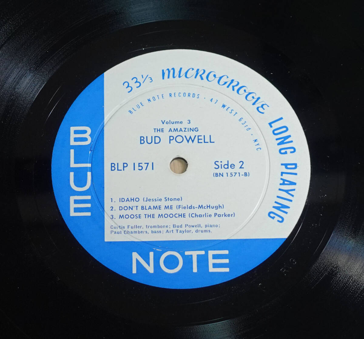 US BLUE NOTE BLP 1571 оригинал The Amazing Bud Powell Vol 3 63rd/DG/RVG/EAR/No R