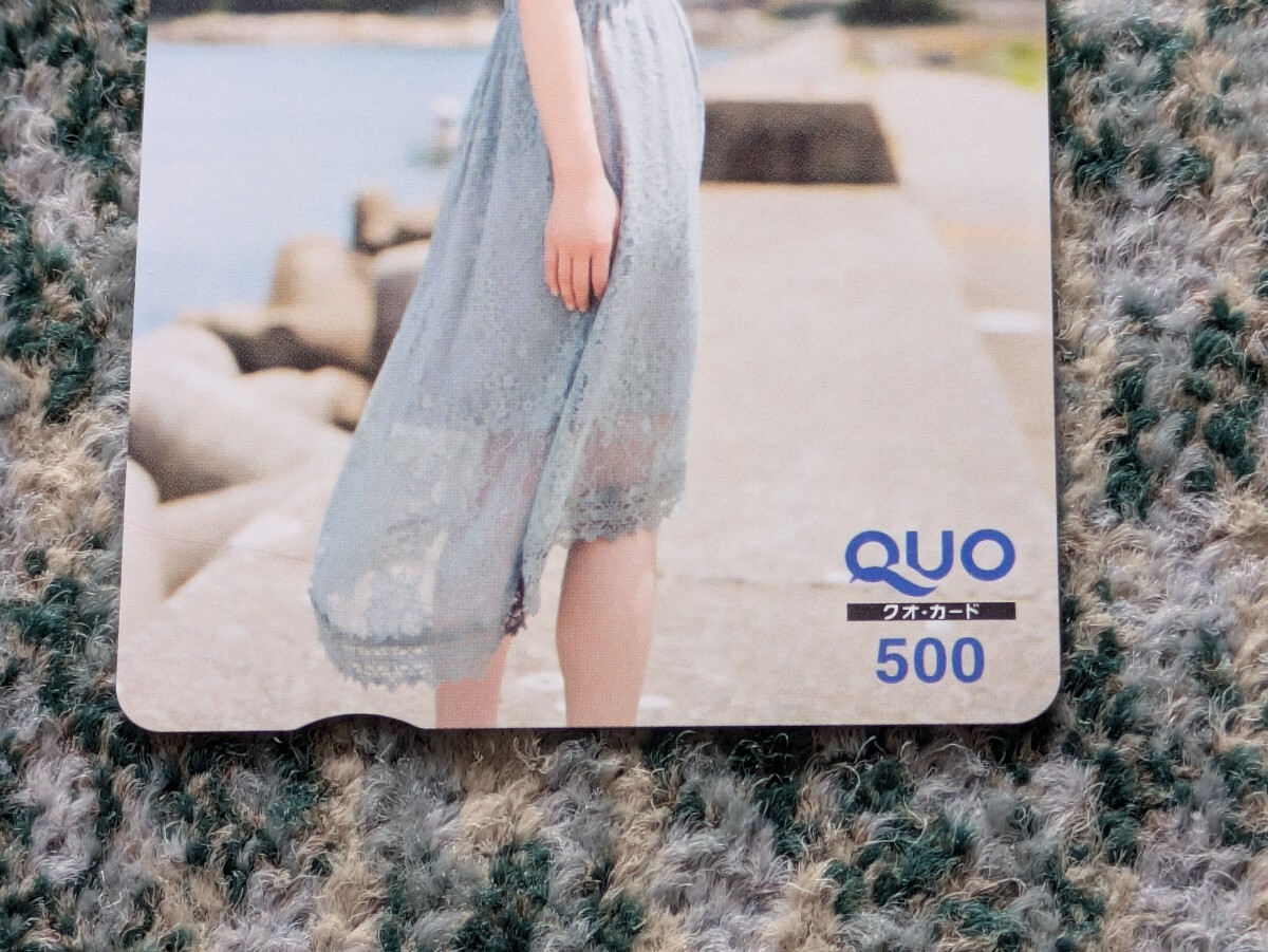 ... прекрасный Nogizaka 46 EX большой .QUO карта QUO card 500 [ бесплатная доставка ]