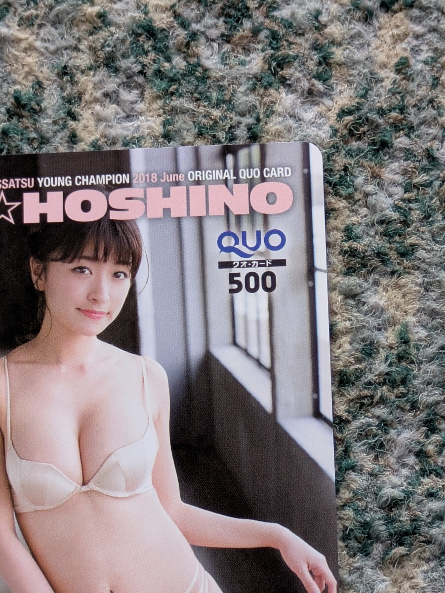 ☆ＨＯＳＨＩＮＯ　別冊ヤングチャンピオン?。眩眨膝`ド　クオカード　５００　【送料無料】