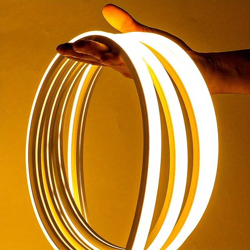 車(chē)用 LED トランクライト テープライト 400cm 4m ホワイト ベージュ 12V カット加工可 ソフト シリコン 裝飾 カーライト おしゃれ t6878