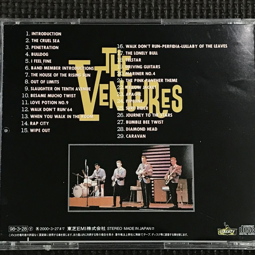 ベンチャーズ?コンプリート?ライヴ?イン?ジャパン '65 THE VENTURES LIVE IN JAPAN '65　TOCP-3386 CD