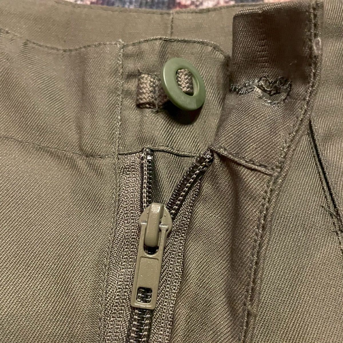 Highlander ミリタリーパンツ カーゴパンツ ハイランダー W86cm L オリーブドラブ ユーロ ワークパンツ アウトドア ベイカーパンツ 軍パン_画像4