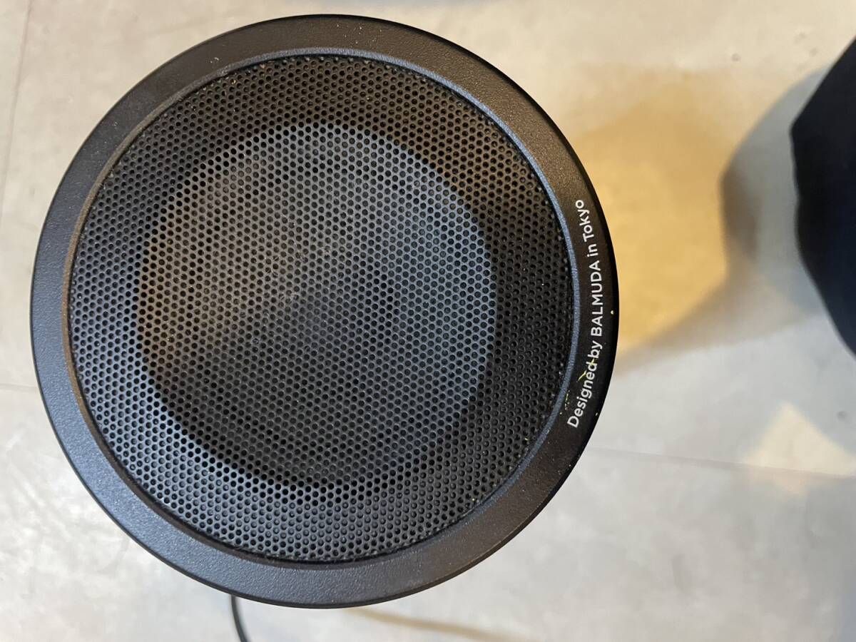 JY692 [1 иен из ] BALMUDA bar Mu daM01A-BK BALMUDA The Speaker bar Mu da The * динамик беспроводной динамик рабочее состояние подтверждено 