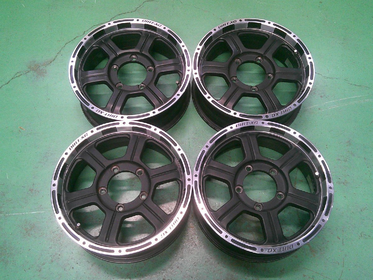 中古 BILLET STAR JAPAN DIRT-XC 16x5.5J 5H 139.7 16インチ