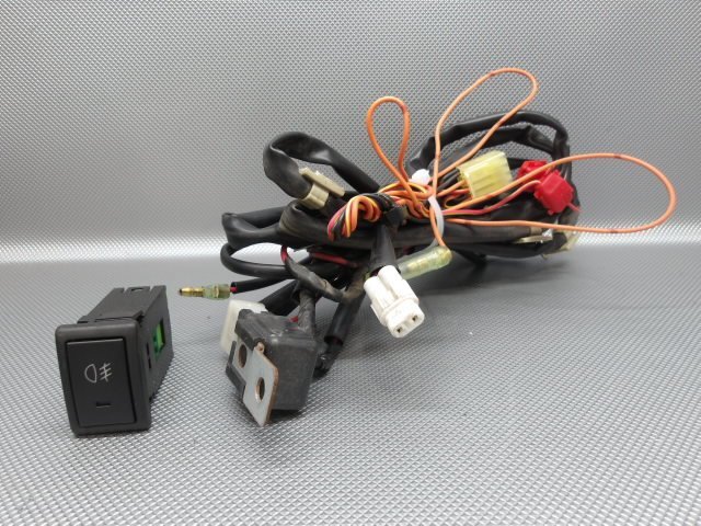 中古 スズキ ワゴンR MH21S 純正オプション IPF マルチコート フォグランプ IPF9771 左右セット ベゼル付き (棚3492-D204)