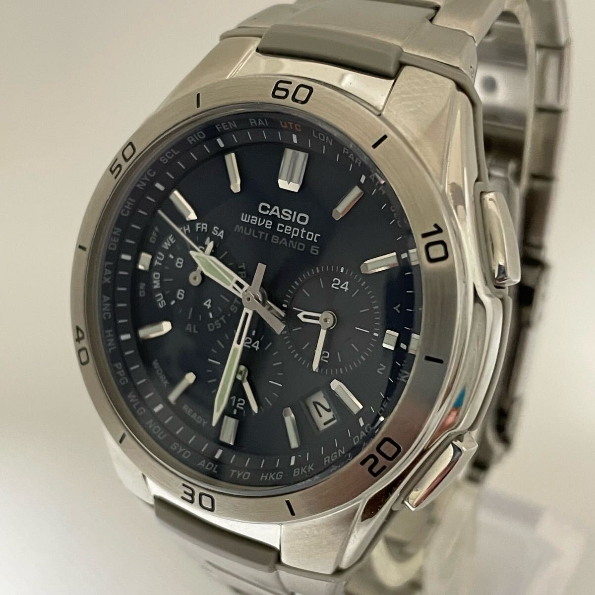 CASIO ウェーブセプター 5174 WVQ-M410 腕時(shí)計(jì) 電波ソーラー