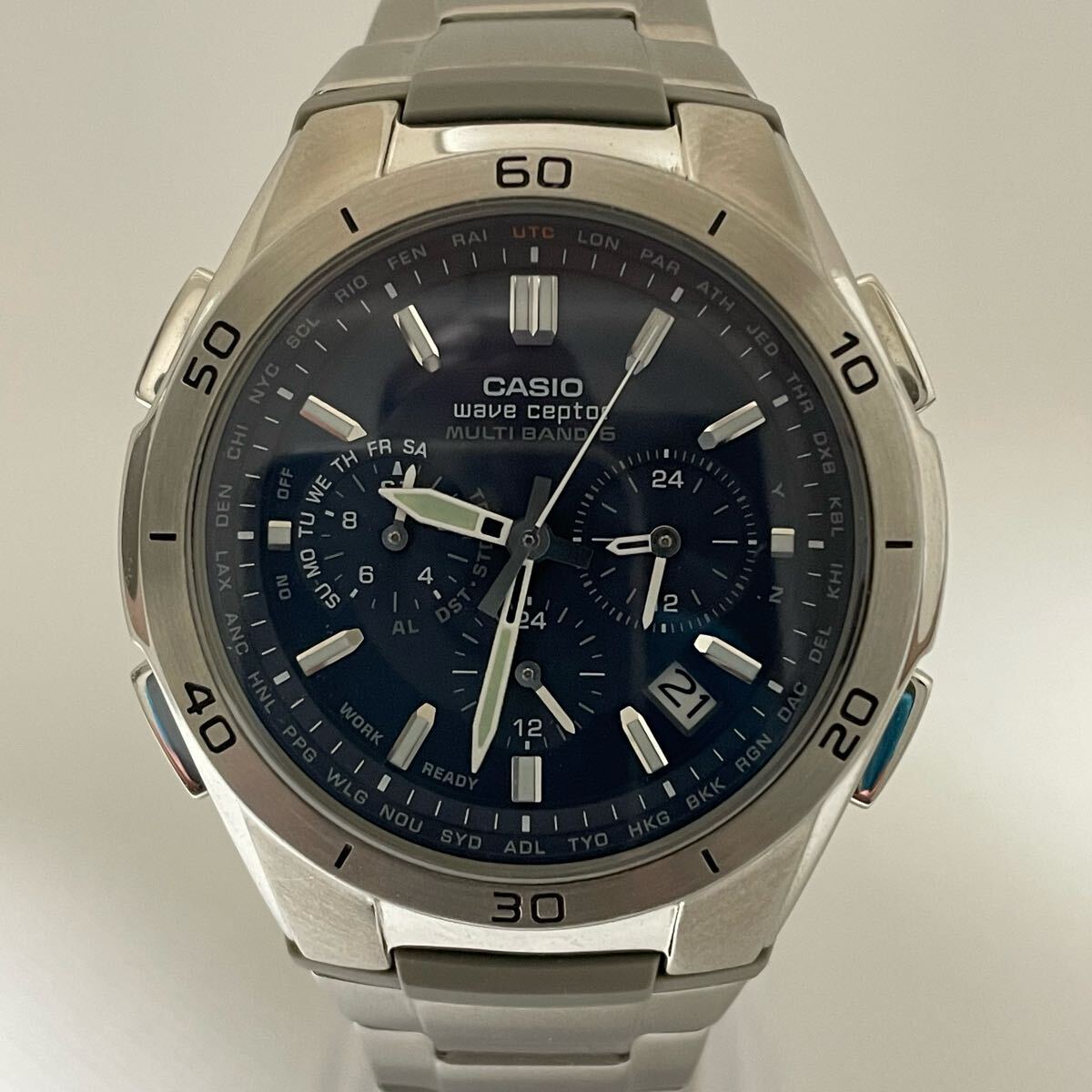 CASIO ウェーブセプター 5174 WVQ-M410 腕時(shí)計(jì) 電波ソーラー