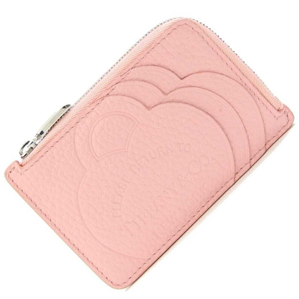 ティファニー コインケース リターントゥ ティファニー ジップカードケース 72458516 ピンク レザー 中古 小銭入れ
