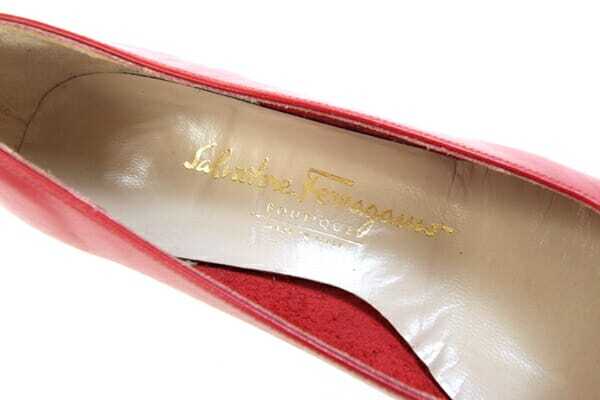  Ferragamo женская обувь vala туфли-лодочки красный Gold металлические принадлежности re жа цай z6 б/у лента обувь женский 