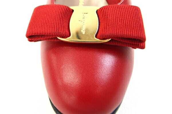  Ferragamo женская обувь vala туфли-лодочки красный Gold металлические принадлежности re жа цай z6 б/у лента обувь женский 