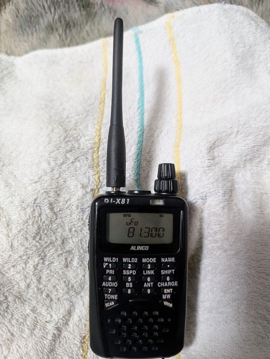 ALINCO DJ-X81 широкий obi район приемник 0.1~1300MHz портативный машина рабочий товар 