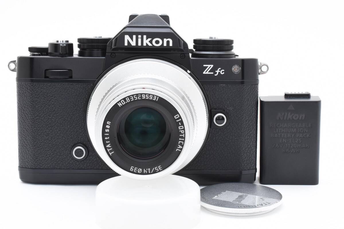 1円～＊Nikon Z fc ミラーレス 一眼 カメラ ボディ ブラック / TTArtisan 35mm F1.4 Nikon zマウント ニコン