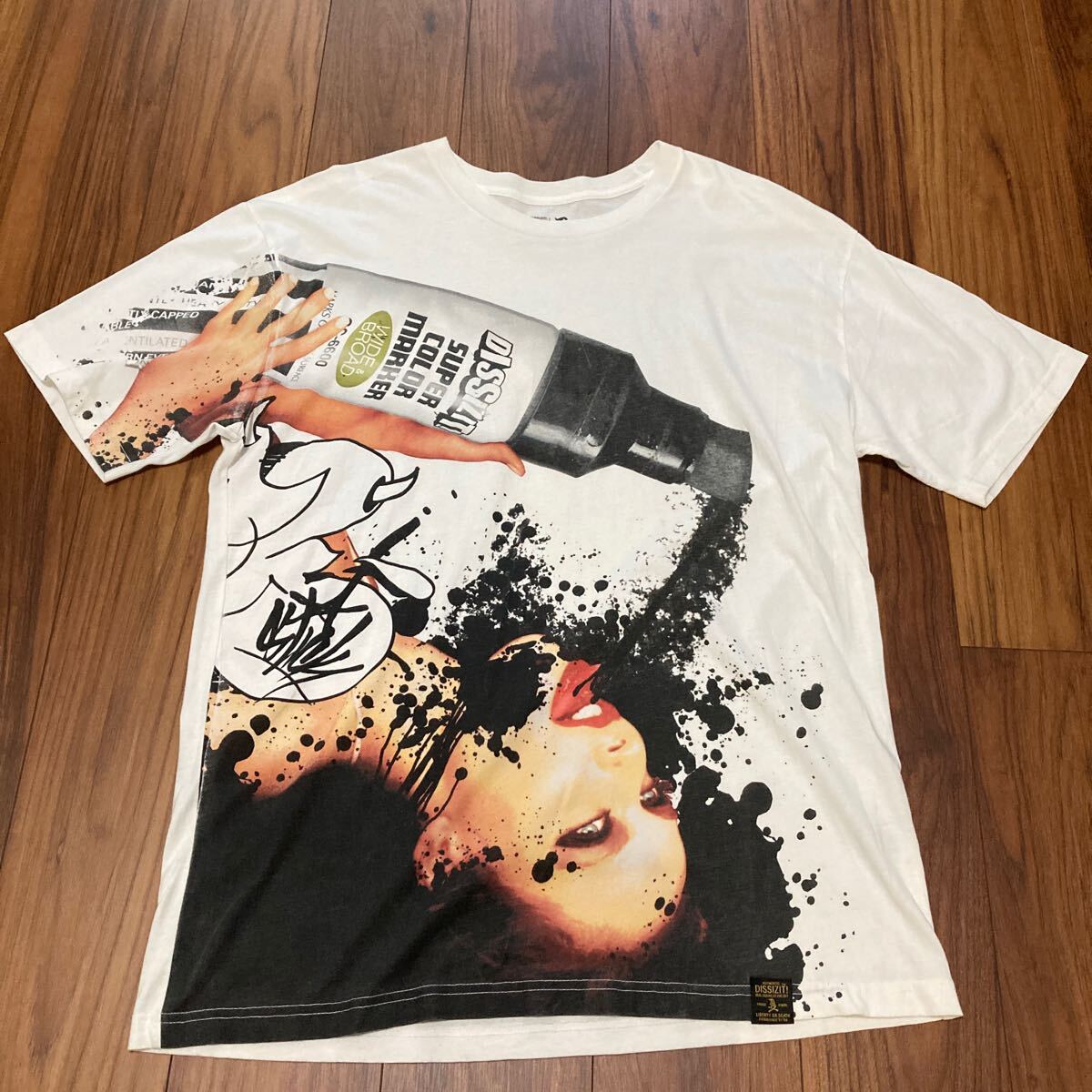 ディスイズイット　dissizit Tシャツ USA製 白_画像1