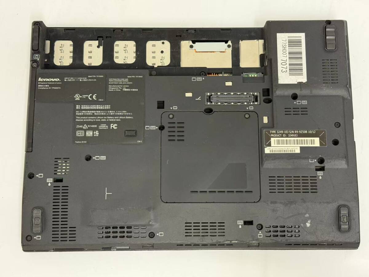 ジャンク品 Lenovo ThinkPad X201i CPU Core i3 380M/ メモリなし/ ディスクなし「YHOK000297」