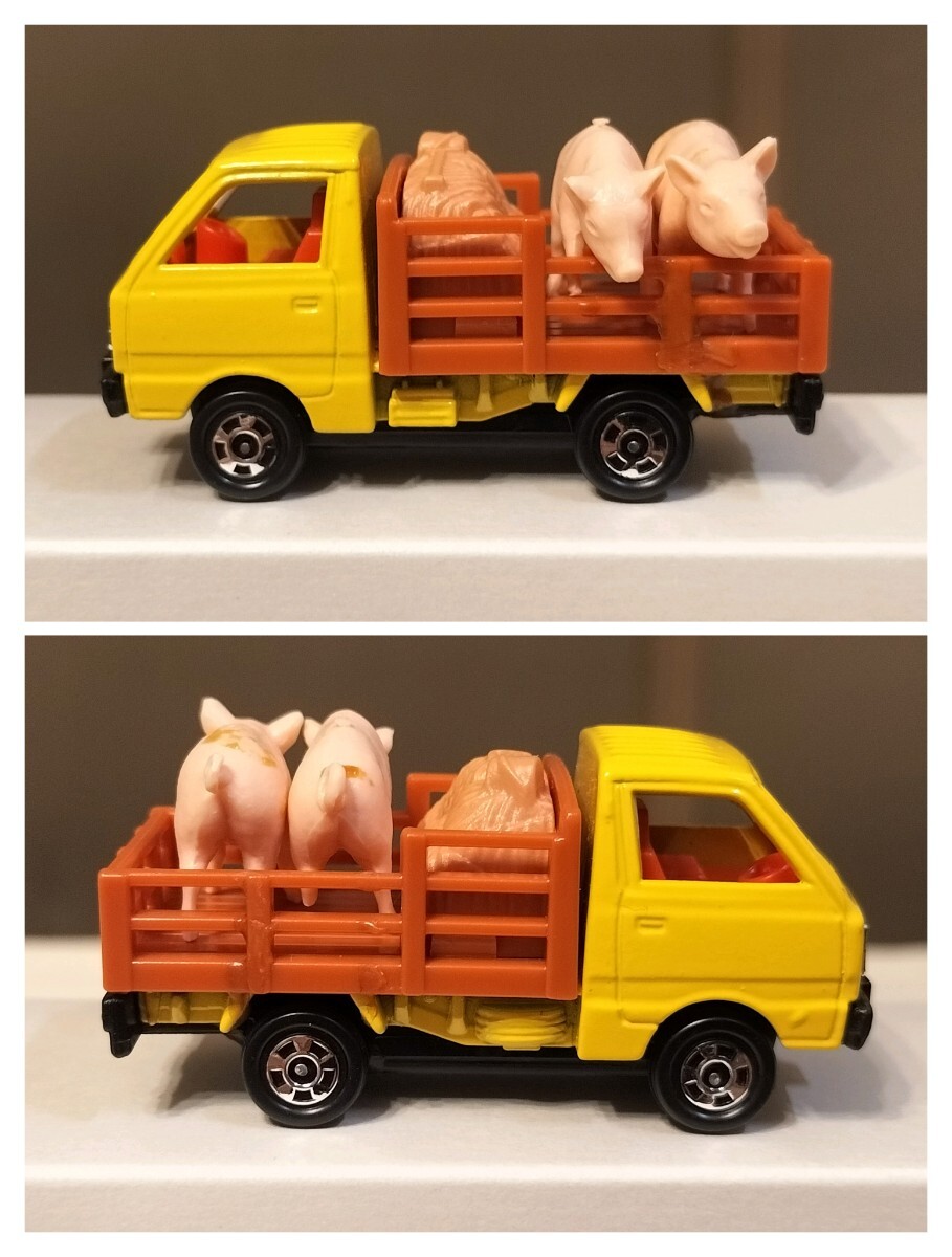 K06223* подлинная вещь сделано в Японии tomica/ Tomica Nissan дизель автоцистерна | Suzuki Carry дом . грузовик | Toyota Dyna септик-трак 3 пункт *