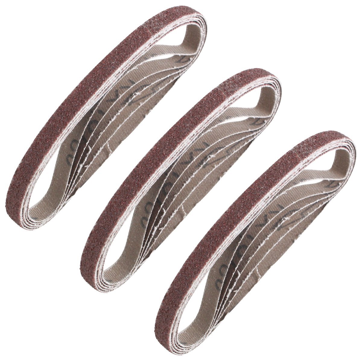 『#60 10mm×330mm』30枚セット ベルト ペーパー 電動(dòng) ディスク サンダー 交換用 エンドレス ペーパー 金屬 研磨 幅10mm