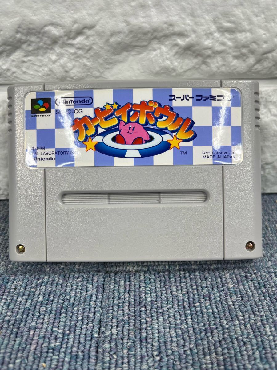 スーパーファミコンソフト カービィボウル 説明書 箱付き 美品_画像4