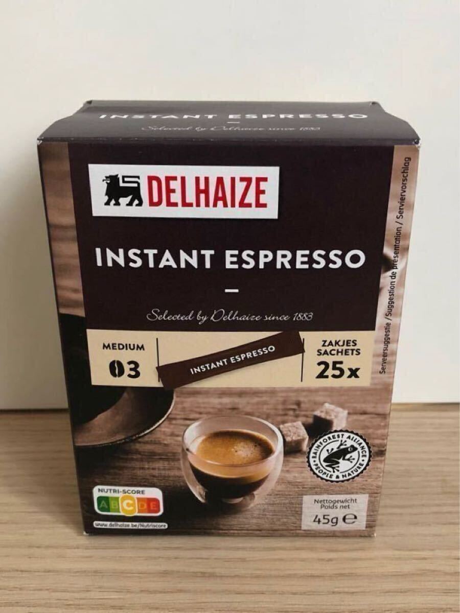 ◎國內(nèi)発送　Delhaize 　インスタントエスプレッソスティック25本