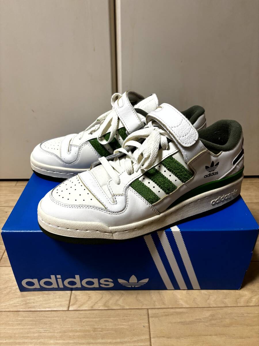 【アディダス】Adidas Forum Low Cloud White Green フォーラム adidas Forum 84 Low Crew Green 26 5cm アディダス フォーラム
