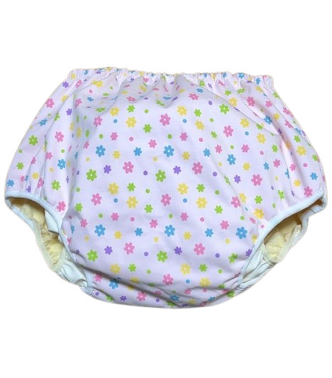 ★大人用 おむつカバー パンツタイプ 花柄 Aサイズ ウエスト70-95cm