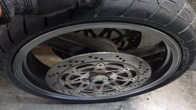 RGA-134A ZZ-R400 純正 ホイール セット フロント リア 佐川2個(gè)口 送料著払い ZX400K-004 検索 カワサキ ZZR400