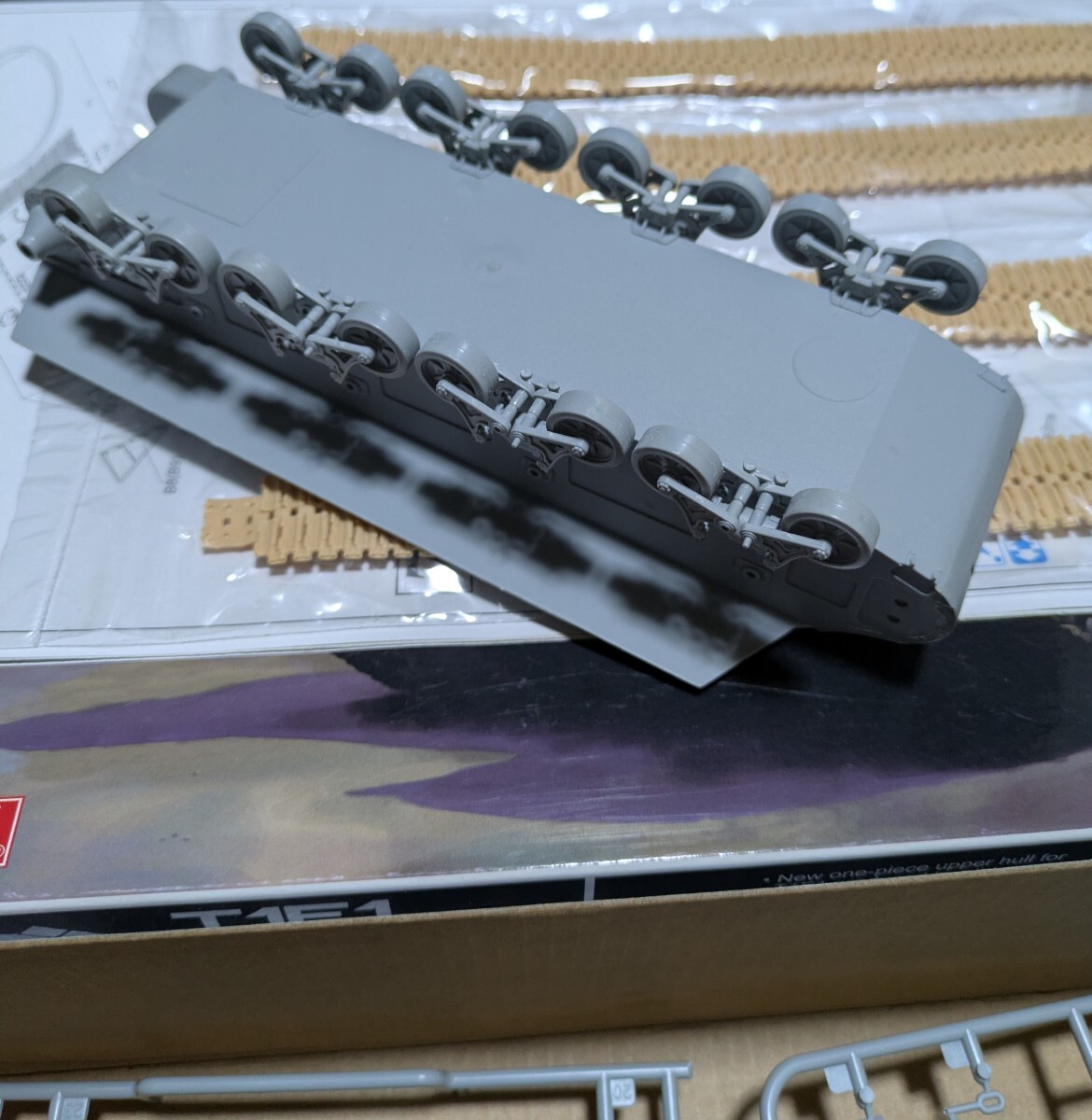  Dragon 1/35 America T1E1. произведение -слойный танк сборный по среди пути товар Junk 