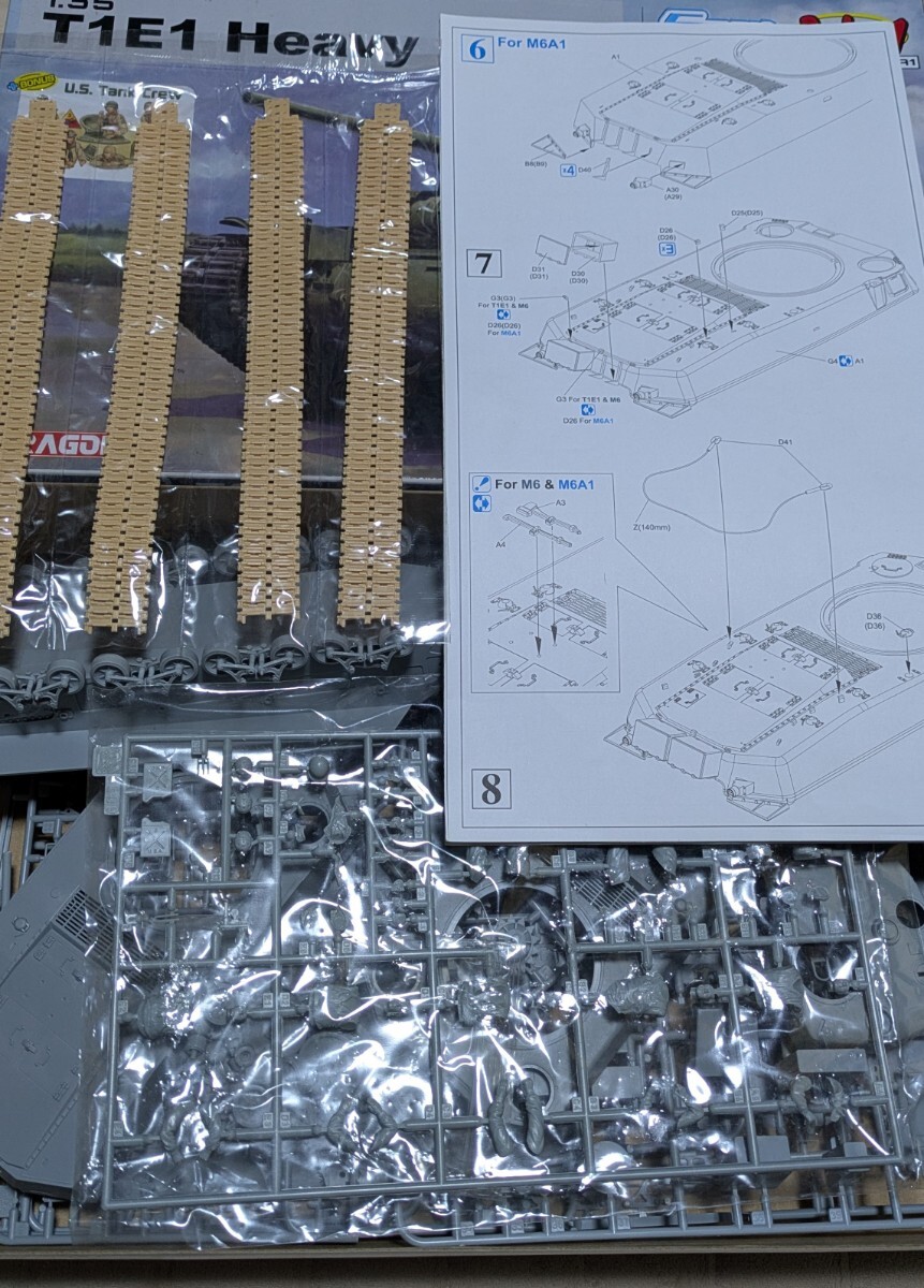  Dragon 1/35 America T1E1. произведение -слойный танк сборный по среди пути товар Junk 