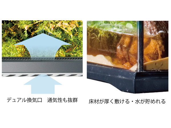 EXO TERRA стакан террариум 3030 PT2600 примерно ширина 31.5× глубина 31.5× высота 33cm дизайн . превосходный рептилии * земноводные клетка для разведения GEX бесплатная доставка