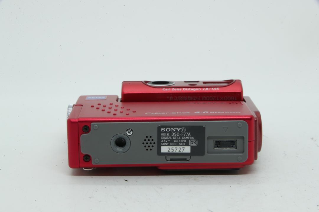 【S2102】 SONY Cyber-shot DSC-F77A レッド SONY Cyber-shot DSC-F77A - オールドデジカメを楽しもう！