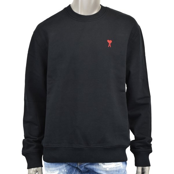 新品【Lサイズ】AMI Alexandre Mattiussi アミ アレクサンドロ マテュッシ RED AMI DE COEUR SWEATSHIRT/スウェット トレーナー/BFUSW035 7